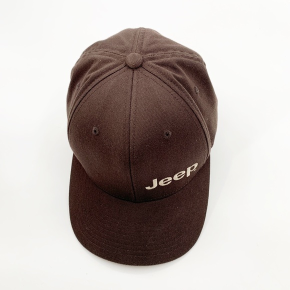 *SOLD* Jeep Hat Port Authority L LX Brown FlexFit - Picture 6 of 12